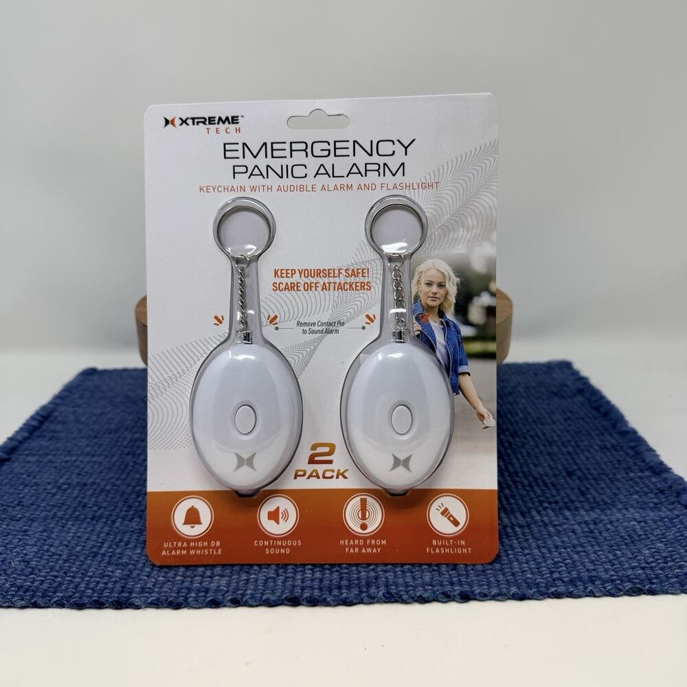 XTREMETECH 140dB Personal Alarm Keychain